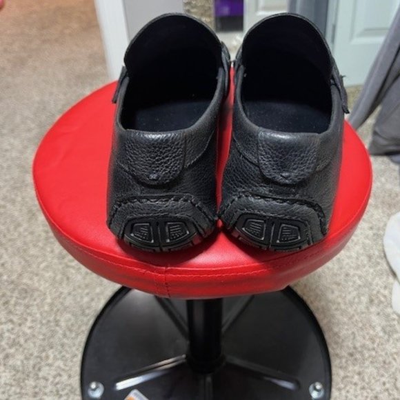 Cole Haan Men's Somerse Black Leather Horsebit Driving Loafers Size 10.5(C11835) - Picture 4 of 5